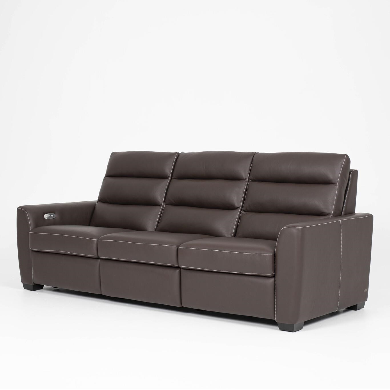 American leather on sale reclining sofa